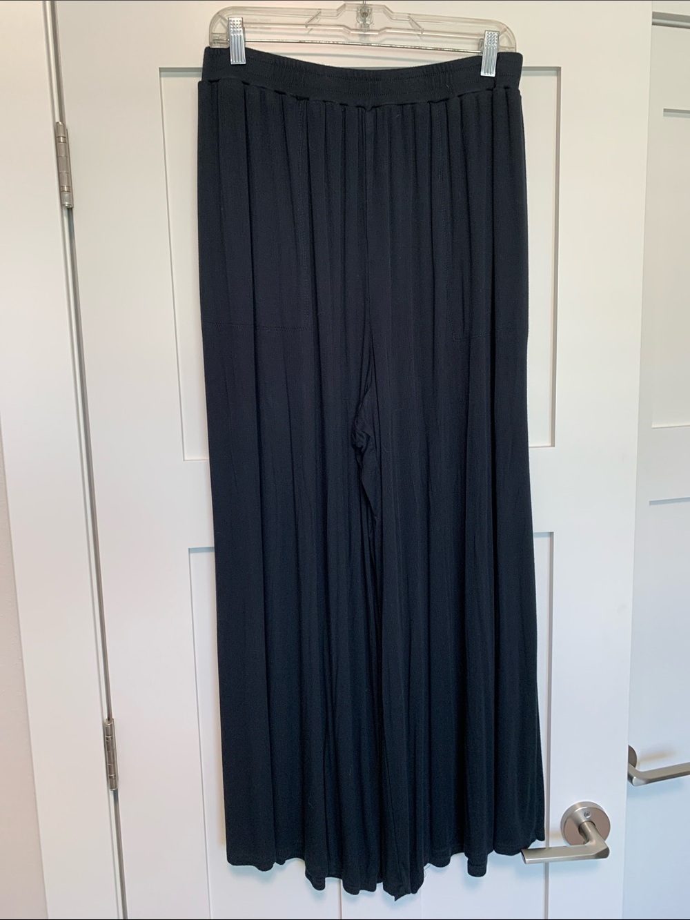 FP Beach Black Wide-Leg Women's Pants